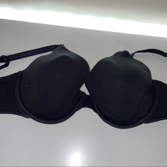 Victoria Secret Lined Perfect Coverage Bra Black - Picture 1 of 4